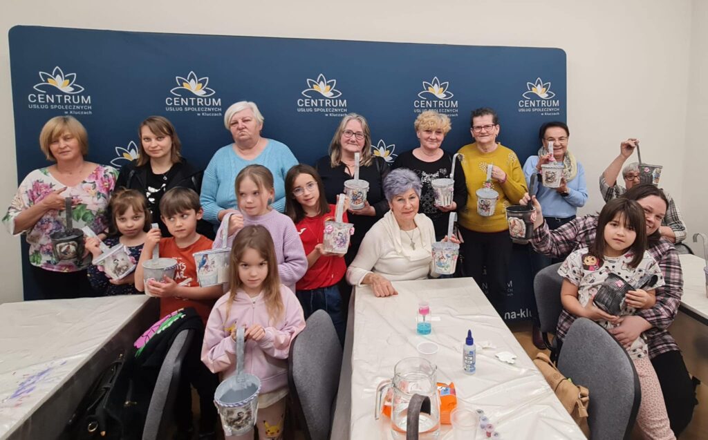 Uczestnicy warsztatów wielkanocnych