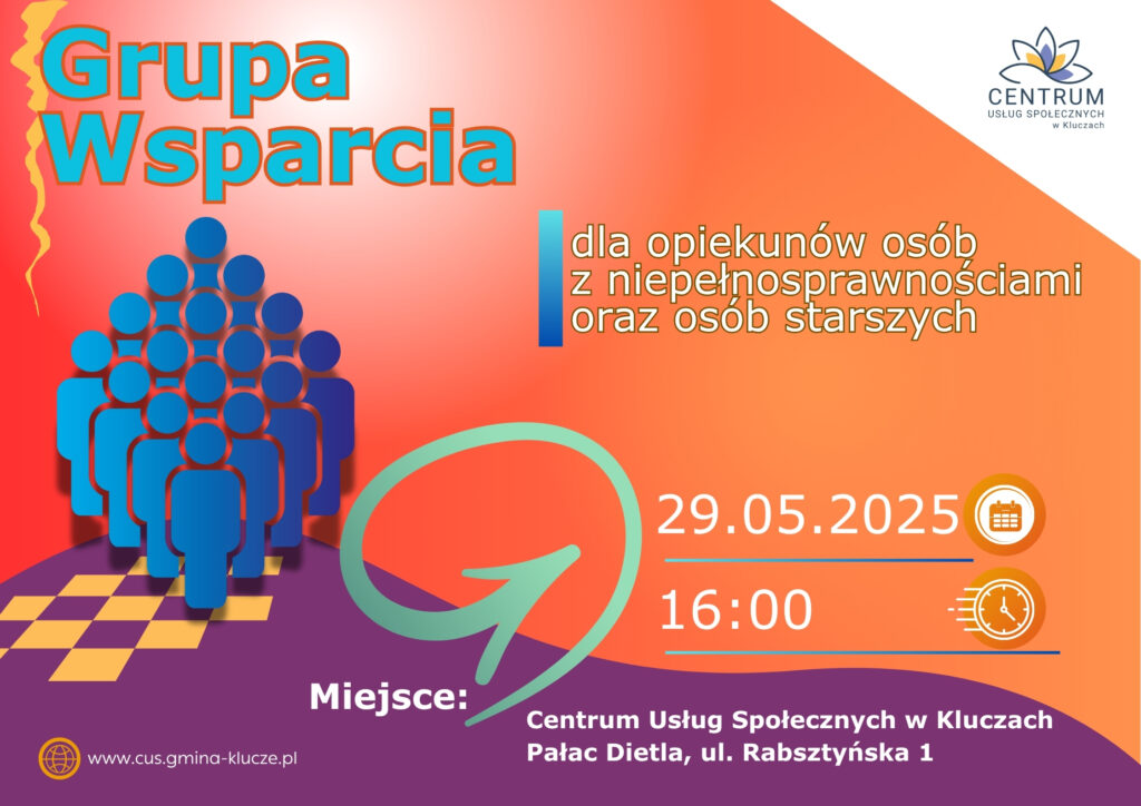 informacja o kolejnej grupie wsparcia  dla osób z niepełnosprawnościami i osób starszych