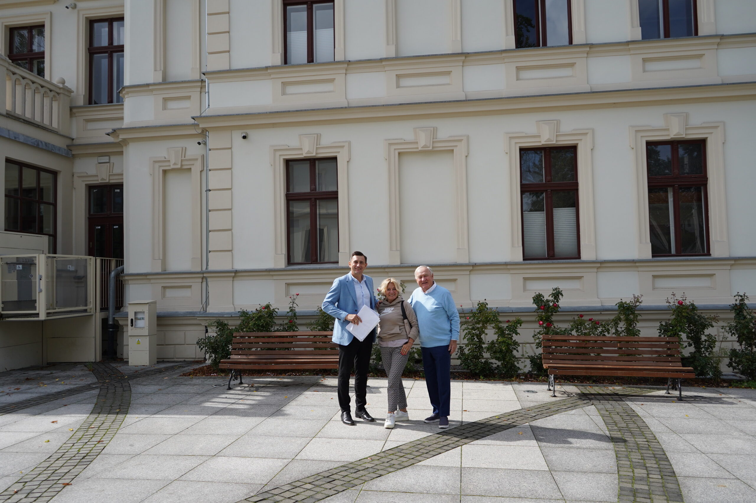 spotkanie w ramach projektu "Bo liczy się człowiek" z uczestnikami Sanatorium miłości.